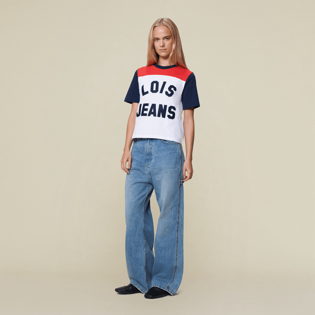 Lois Jeans Columbia T-Shirt Uni Tricolor
