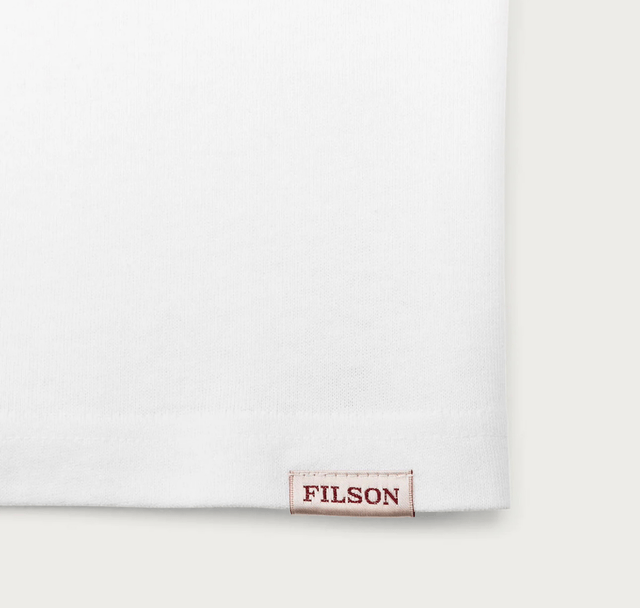 Filson Frontier Pocket T-Shirt Bright White 