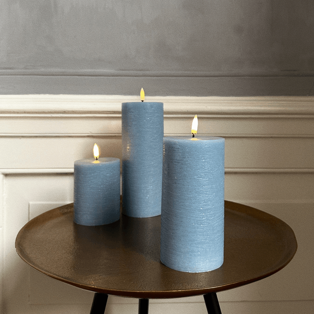 Stompkaars Rustiek Hazy Blue 7,8 X 15 cm