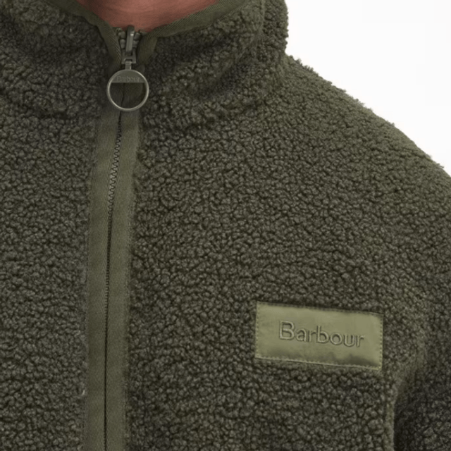 Barbour Reversible Fleece Jacket Fern
