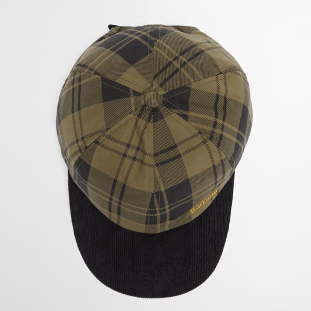Barbour Elaine Check Cap Olive 