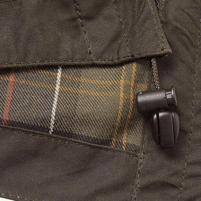Barbour Classic Hood Waxed Olive 
