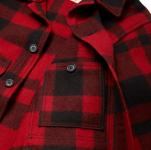 Filson Mackinaw Cruiser Red Black Plaid