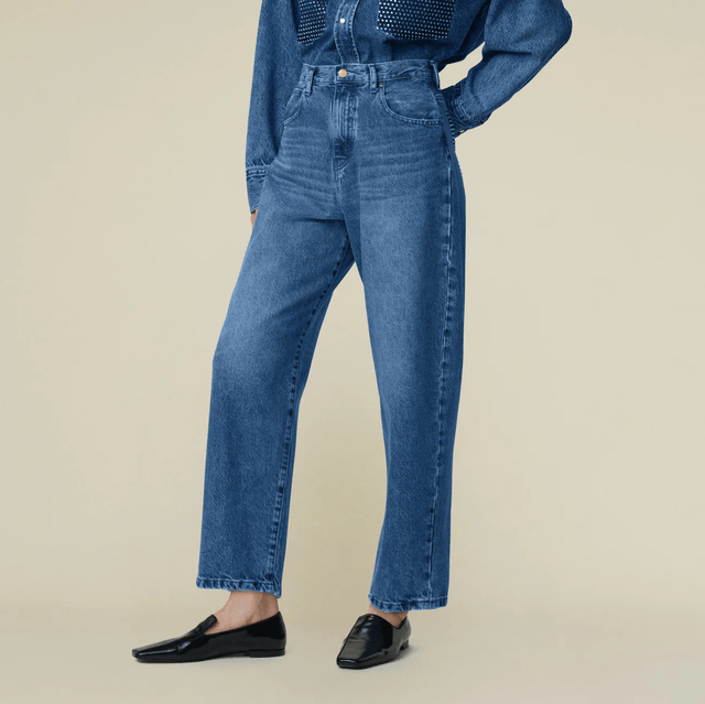 Lois Jeans Globe Diamond Occlusion - High Rise Barrel Fit
