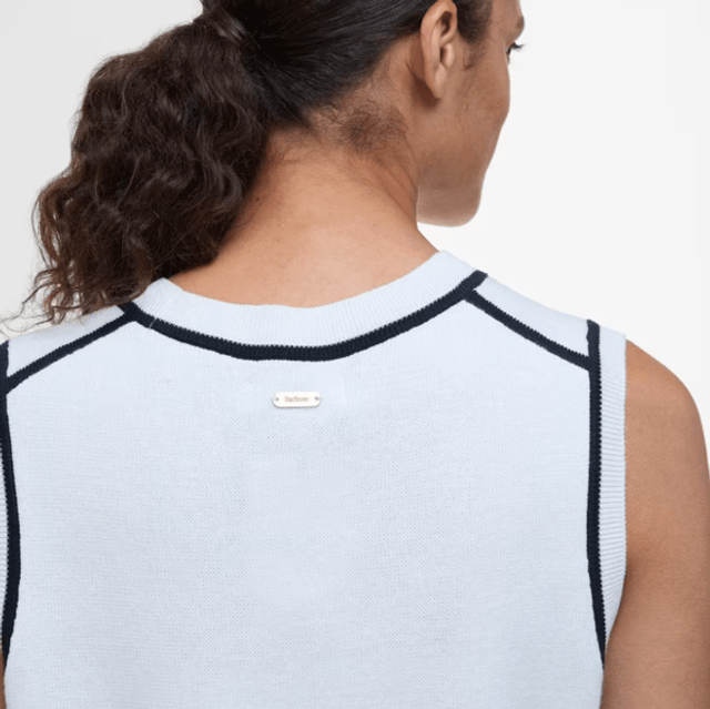 Barbour Amy Sleevles Knitted Vest Cloud