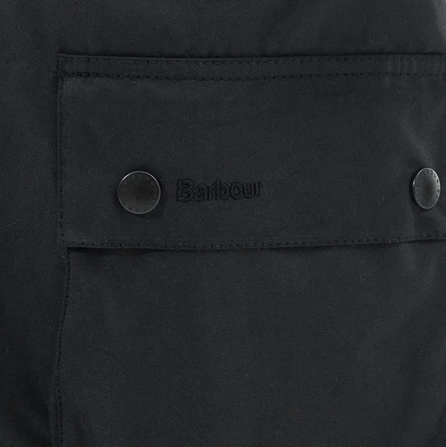 Barbour Ashby Waxed Jacket Black Classic
