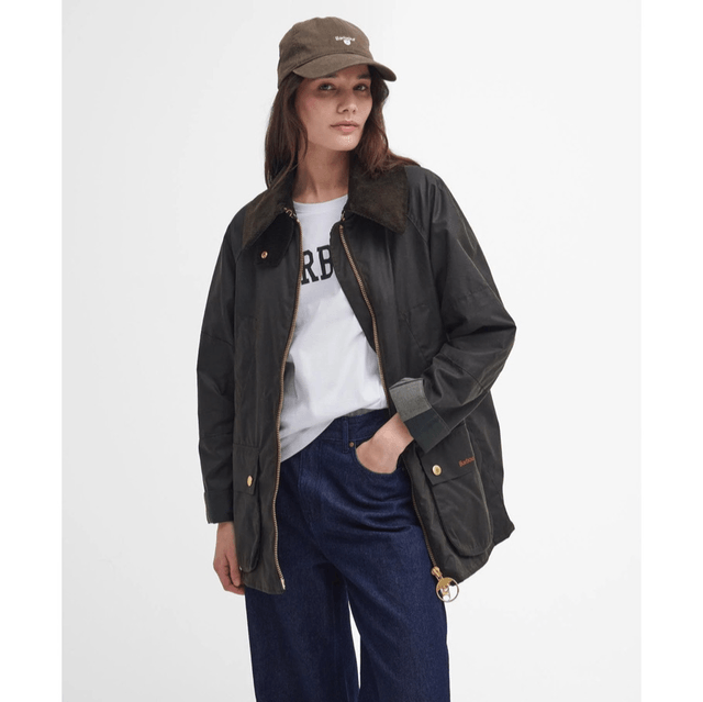 Barbour Allerston Waxed Jacket Olive