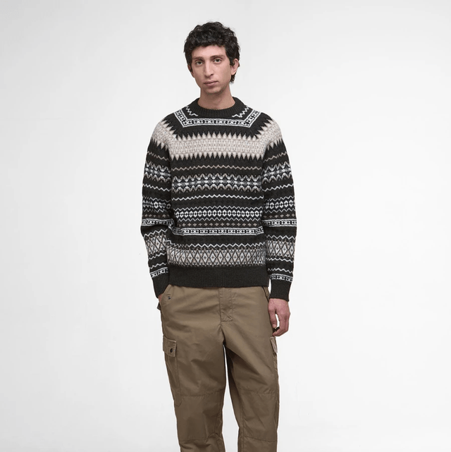 Barbour Hase Fair Isle Crew Neck Jumper