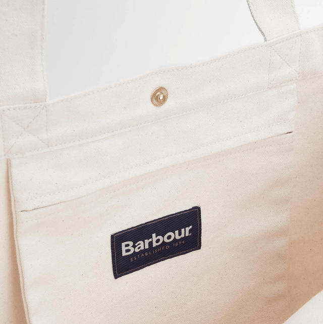Barbour Logo Tote Bag