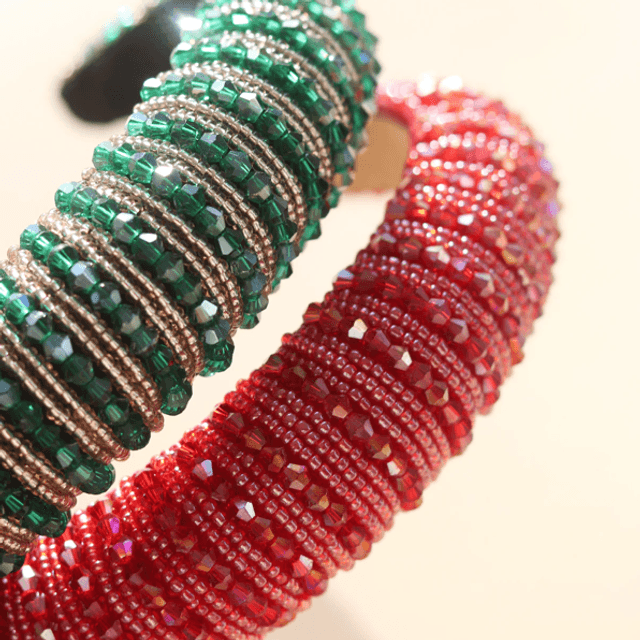 Haarband Shiny Deep Green