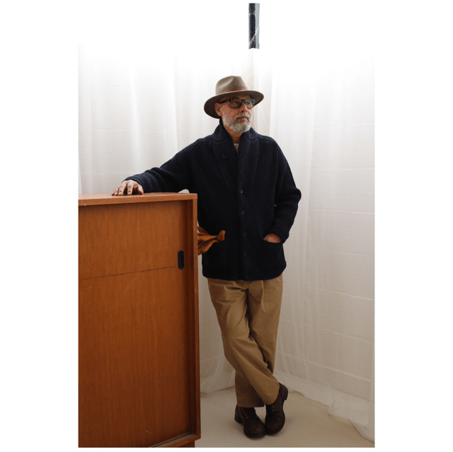 Filson Bristol Cardigan Sweater Dark Navy Heather
