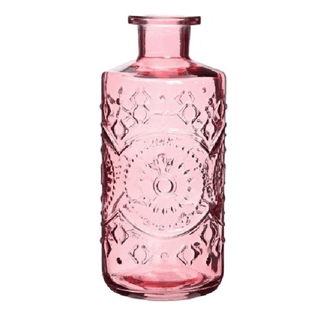 Gekleurd glazen fles Berlin Soft Pink 