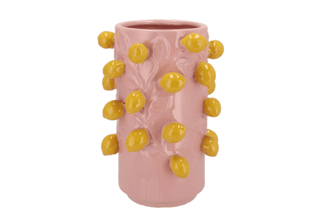 Fruit lemon light pink cilinder 