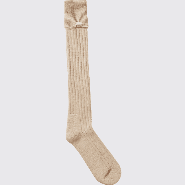 Dubarry Alpacawol sokken - Lang - Oat