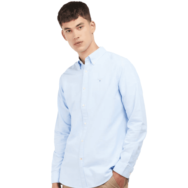 Barbour Oxtown Tailored Fit Shirt Sky