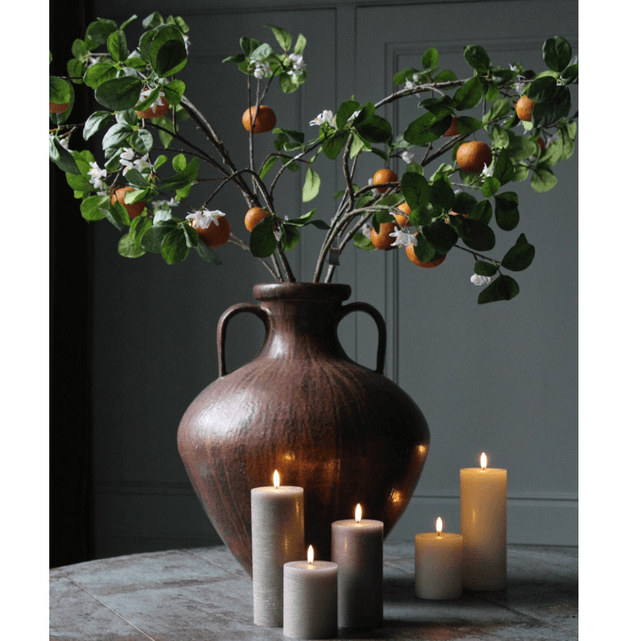 Silk-Ka Sinaasappel Tak Oranje/groen 