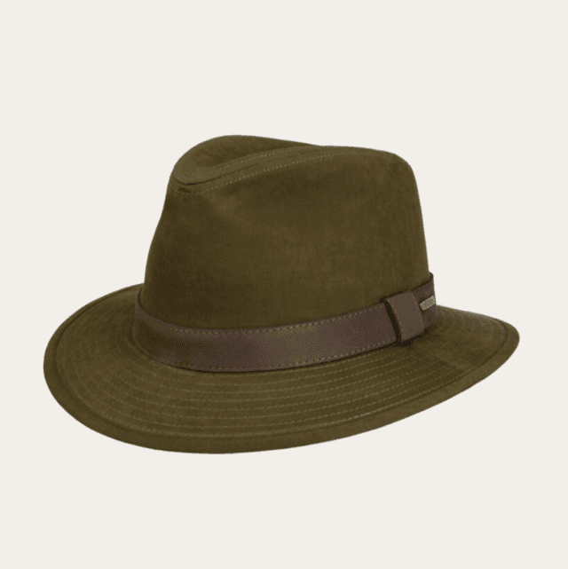 Stetson Traveller Waxed Cotton Green