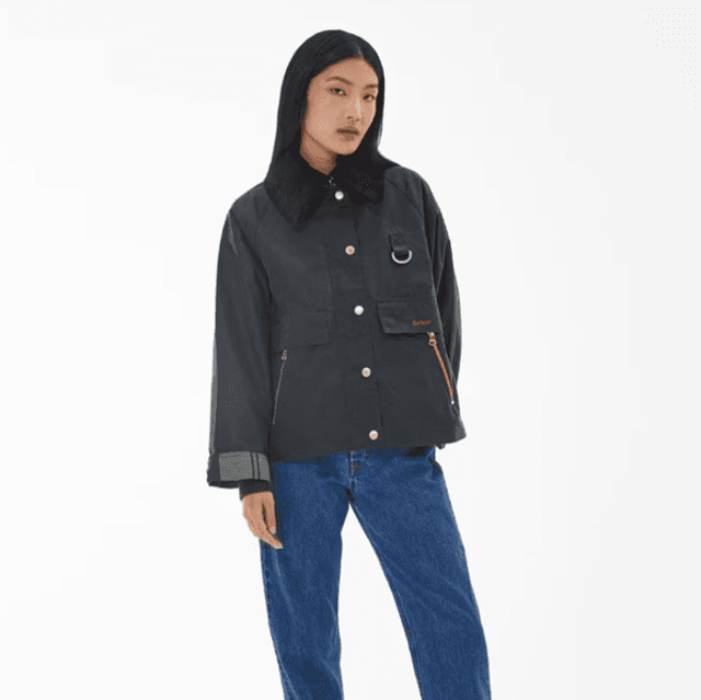 Barbour Catton Wax Jacket Sage Ancient 