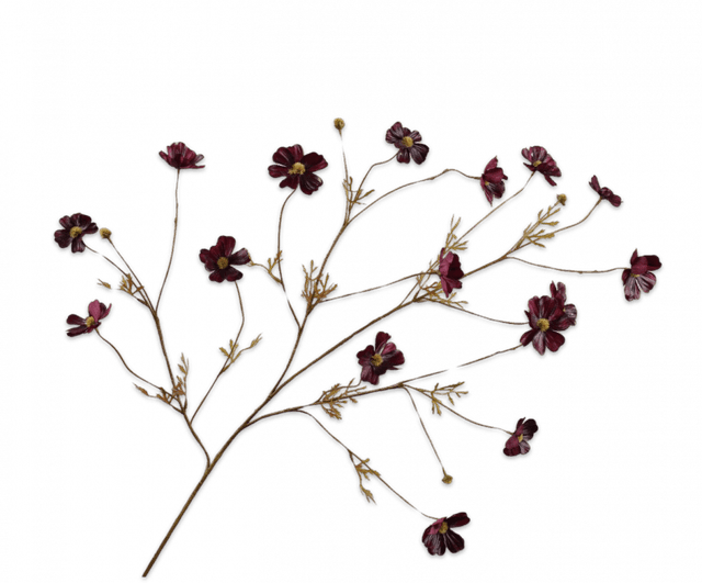 Silk-Ka Cosmos Tak Bordeaux Rood 104cm RT