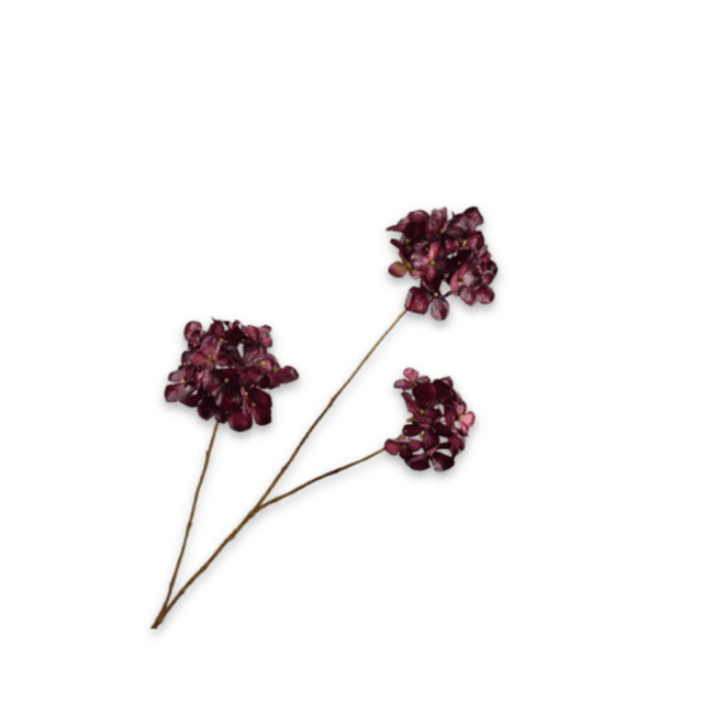 Silk-Ka Hortensia Tak Bordeaux 85cm