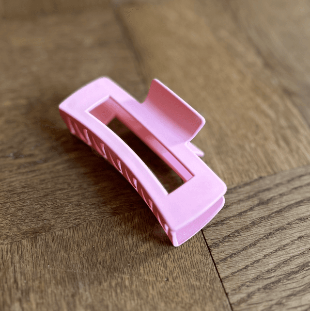 Haarklem Matte Recht XL Soft Pink