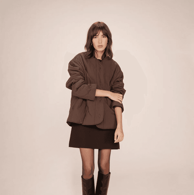 Shania Puffer Jacket Chocolate 