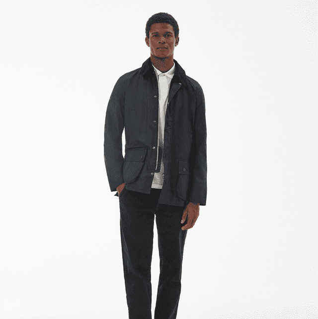 Barbour Ashby Waxed Jacket Black Classic