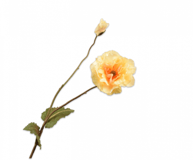 Silk-Ka Klaproos tak 109cm geel