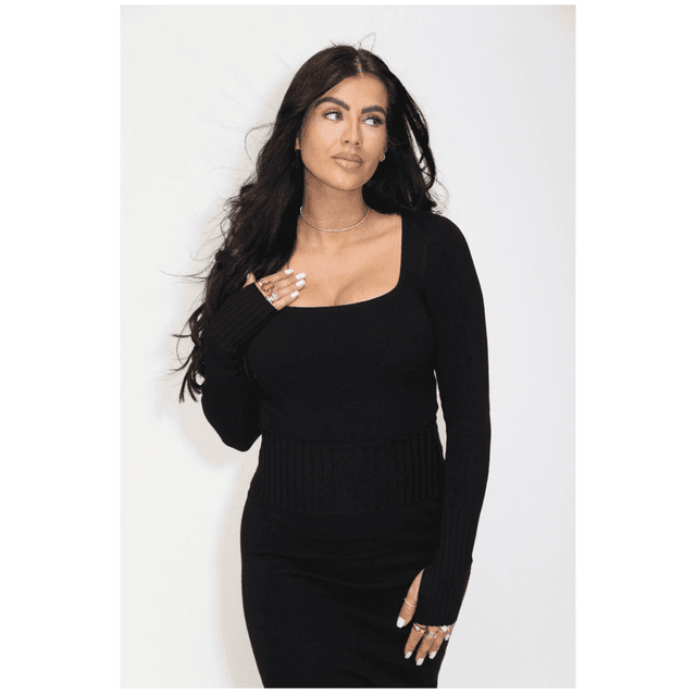 Reinders Scarlett Knitwear Top True Black
