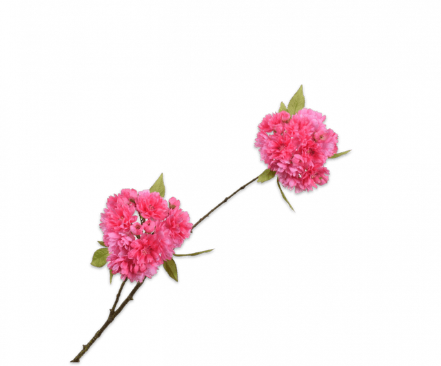 Silk-Ka Bloesem Tak Donker Roze 72cm 