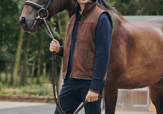 Dubarry Dunhill Leren Bodywarmer - Walnut