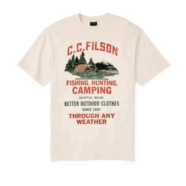 Filson Frontier Graphic T-Shirt Birch Camping