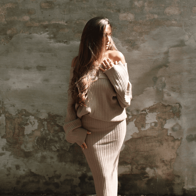 Reinders Kourtney Knit Sweater Stucco