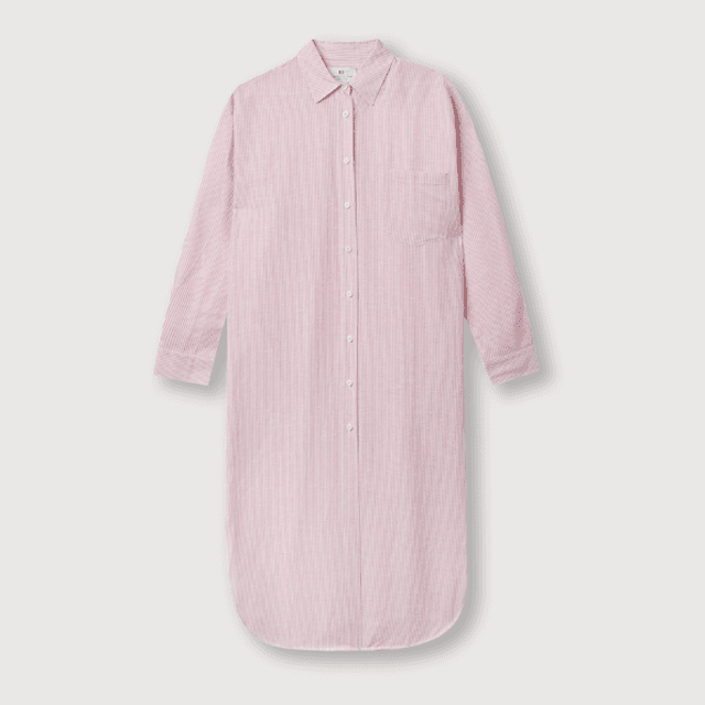 Resort Finest Shirt Dress Stripes Light Pink 
