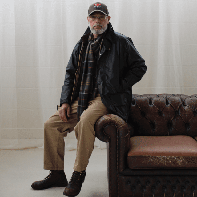 Barbour Bedale® Waxed Jacket Navy
