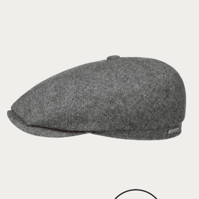 Stetson 6-Panel Cap Herringbone Grey