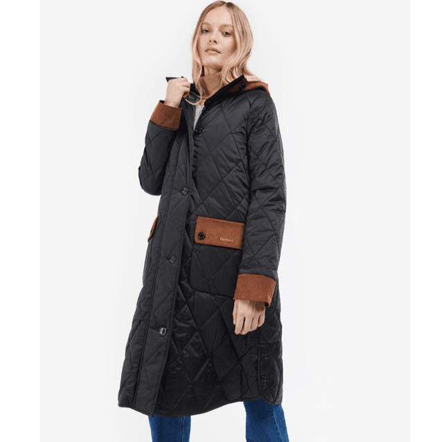 Barbour Women’s Mickley Quilted Jacket Black/Ancient