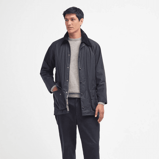 Barbour Beaufort® Waxed Jacket Navy
