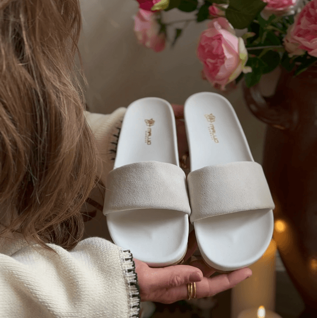 Maluo Ava Padded Panna Suède 