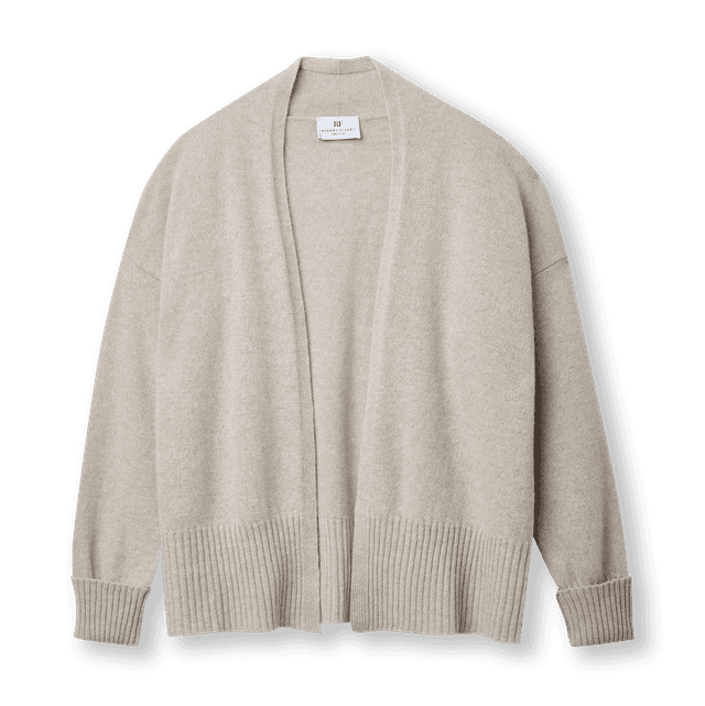 Open Cardigan Beige