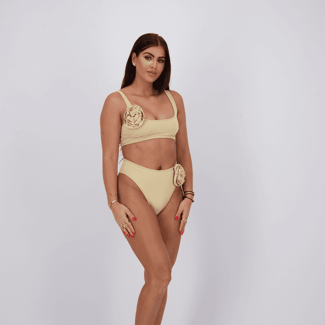 Reinders Bikini Set Roses Creme