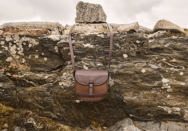 Dubarry Clara Ladies Leather Saddle bag - Walnut