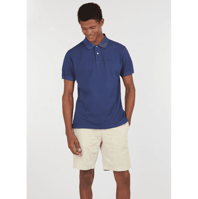 Barbour Washed Sports Polo Shirt Navy