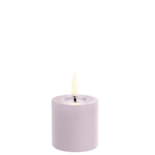 Pillar Candle Lavender Melted 5 x 4,5 cm