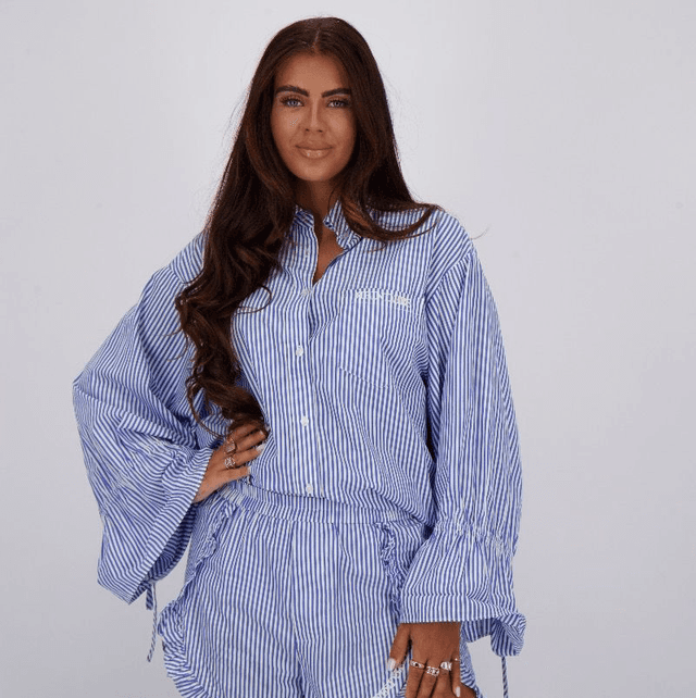 Reinders Blouse Oversized White Delicate 
