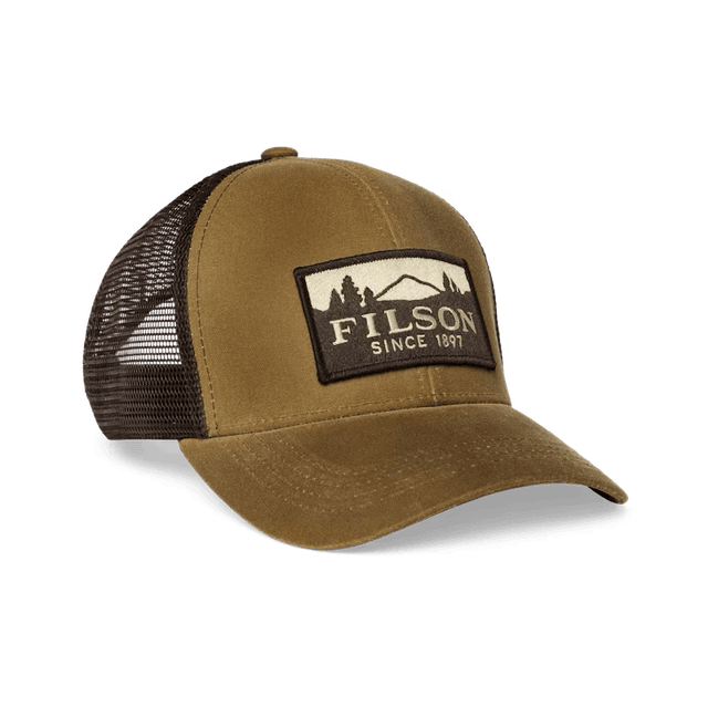 Filson Logger Mesh Cap Dark Tan
