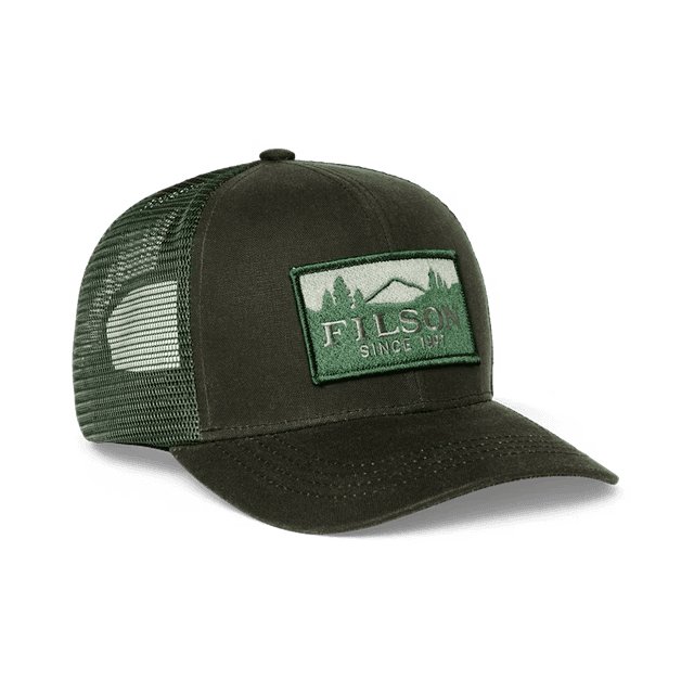 Filson Logger Mesh Cap Otter Green