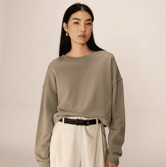 Sweatshirt Vert