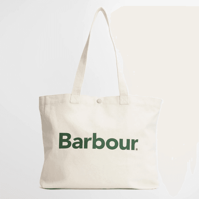 Barbour Logo Tote Bag