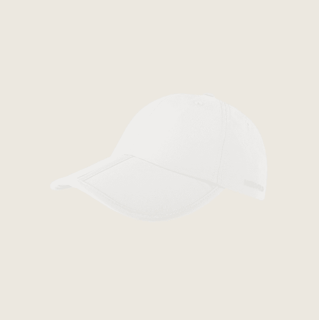 Clarion white - Baseball cap met opvouwbare klep